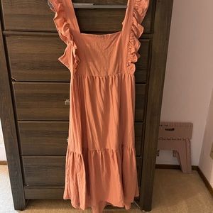 Light pink dress from SHEIN.